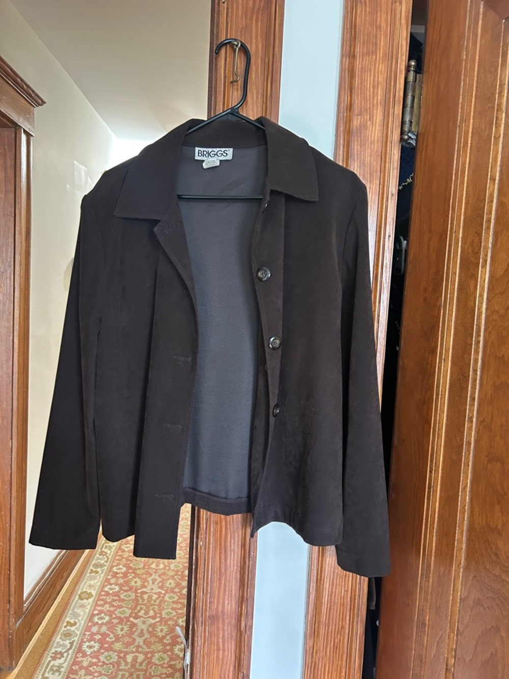 Briggs  Women's Dark Brown Button Jacket